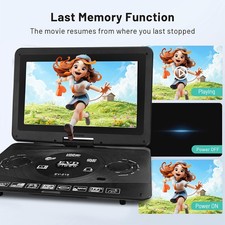 13.3" Portable DVD Player Kids